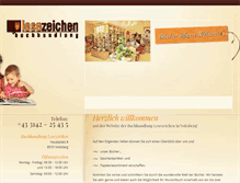 Tablet Screenshot of buchhandlung-lesezeichen.at